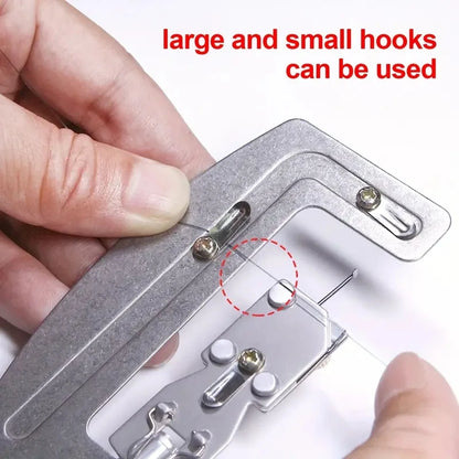 Fishing Hook Line Tying Tool Semi-Automatic Stainless Steel Tier Device