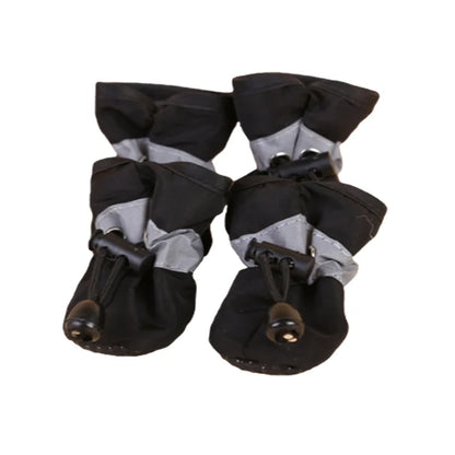 4Pcs Waterproof Pet Dog Shoes Anti-Slip Rain Boots for Small Dogs