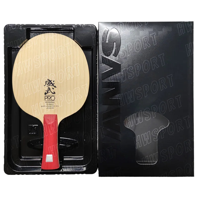 SANWEI V5 Pro Table Tennis Blade 7-ply Pure Wood OFF+ Ping Pong Blade Professional Offensive Attack with Loop Drive-EXPROTAS