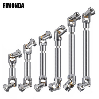 Stainless Steel 5mm Universal Joint Drive Shaft 1/10 RC Crawler SCX10 TRX4