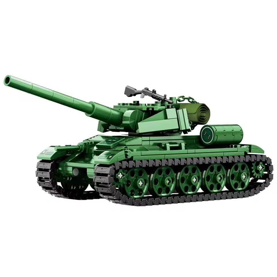 WW2 German 222 Armoured Vehicle Building Blocks Tank Brick Toy Set