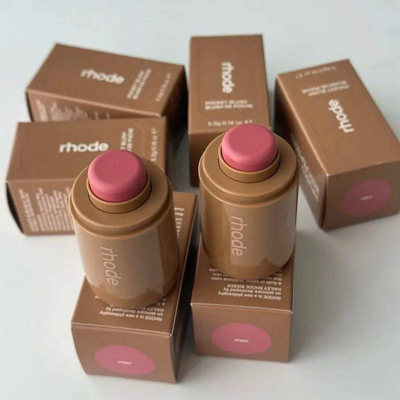 Rhode Gloss Phone Case Blusher Stick Lip Duo for iPhone 15 16 17