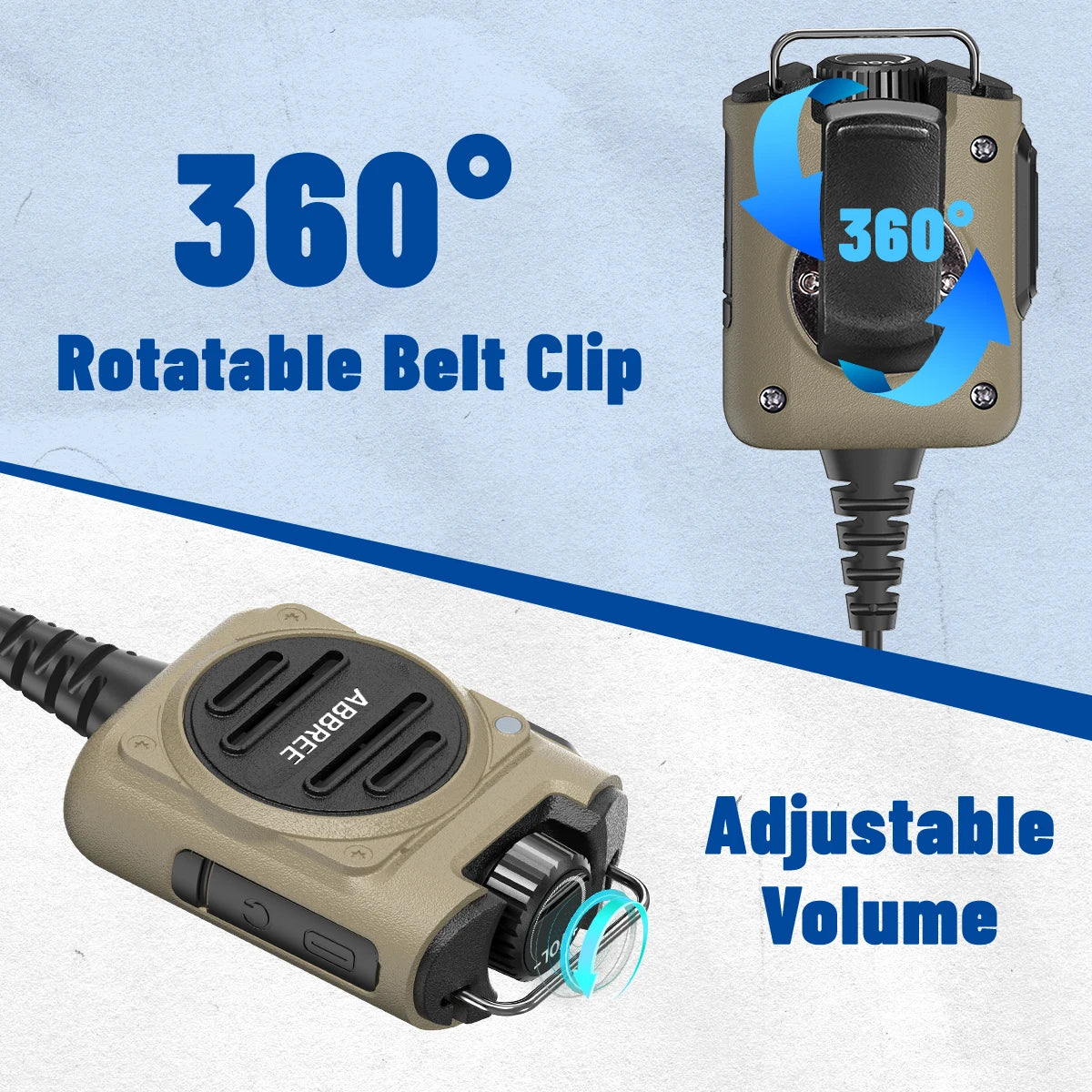 Microphone Speaker for Baofeng UV-5R Handheld Radio Walkie Talkie