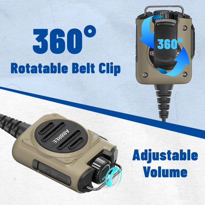 Microphone Speaker for Baofeng UV-5R Handheld Radio Walkie Talkie
