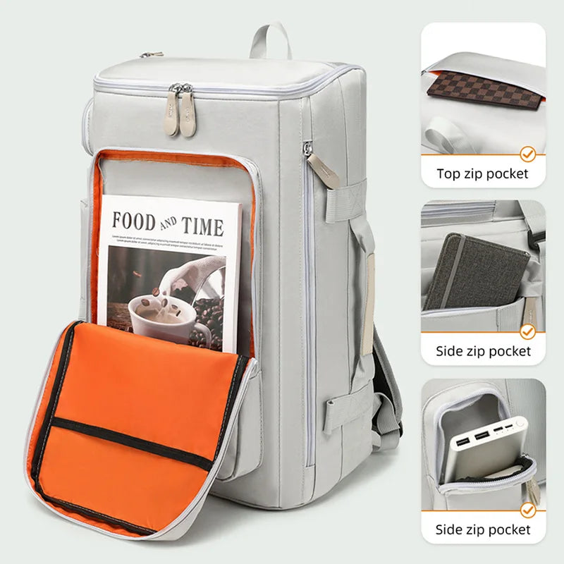 Large Capacity Gym Bag for Travel Backpack Wet Dry Separation Shoulder Bags Outdoor Sports Backpacks for Yoga Fitness Training