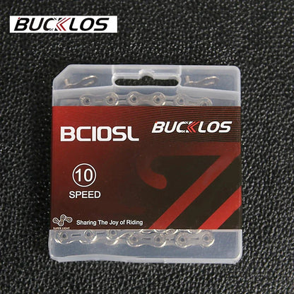 MTB Road Bike Chain BUCKLOS 8-12 Speed 116/126 Links Bicycle
