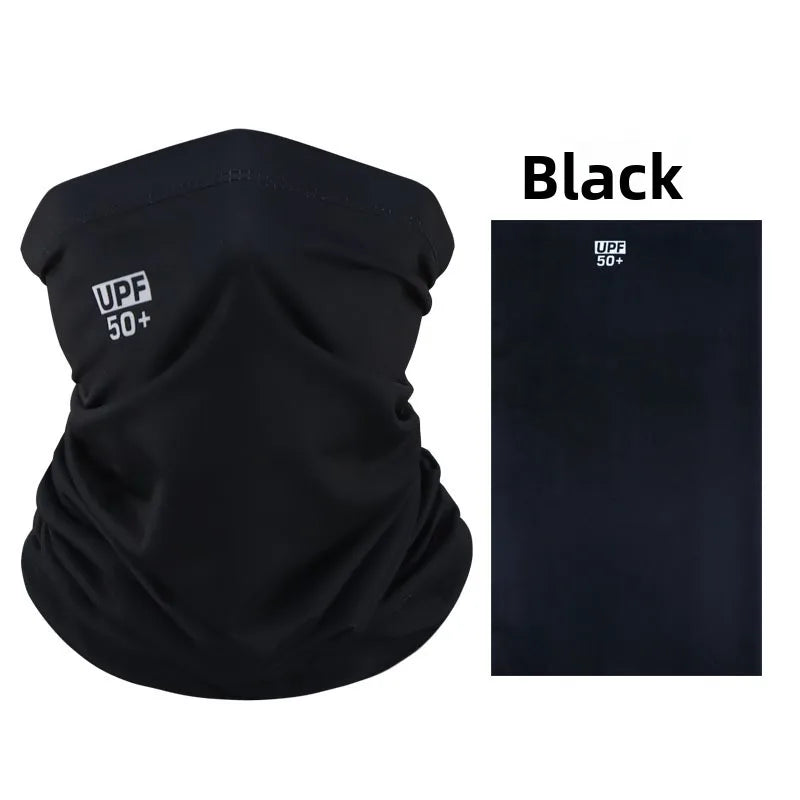 Sun Protection Mask Ice Silk Neck Gaiter Breathable Cycling Fishing Scarf