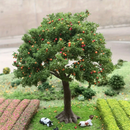 1pc Realistic Fruit Tree Miniature Trees Model Decoration for Sand Table