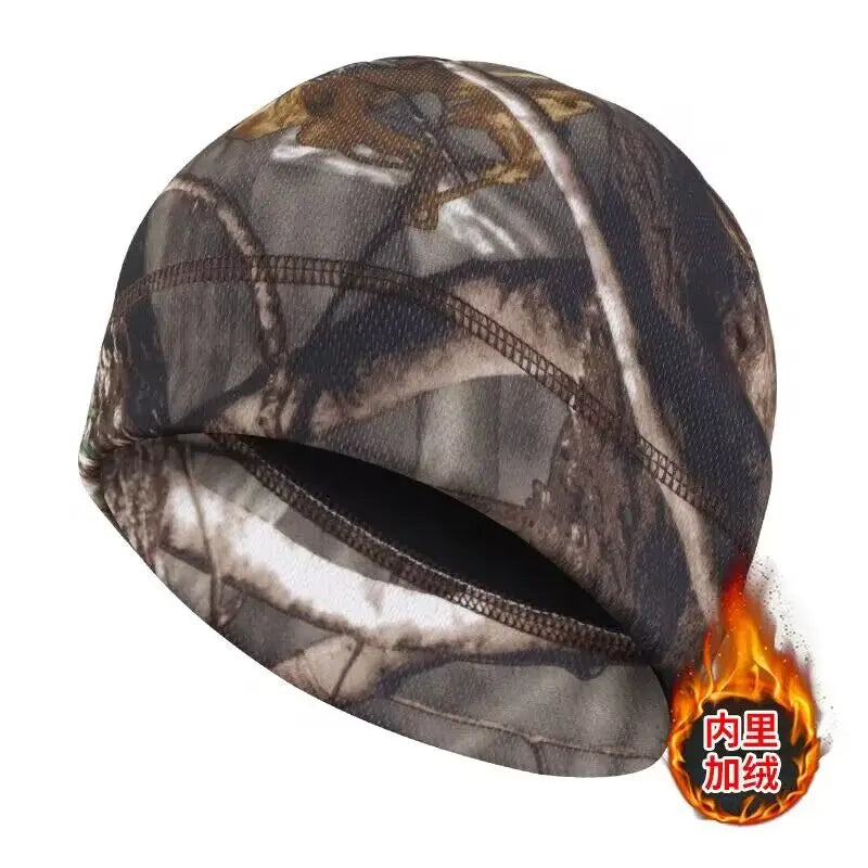 Men Women Winter Fleece Beanie Hat, Windproof Tactical Military Skull Cap for Hiking Hunting