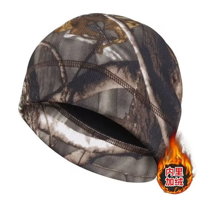 Men Women Winter Fleece Beanie Hat, Windproof Tactical Military Skull Cap for Hiking Hunting