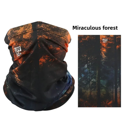 Sun Protection Mask Ice Silk Neck Gaiter Breathable Cycling Fishing Scarf