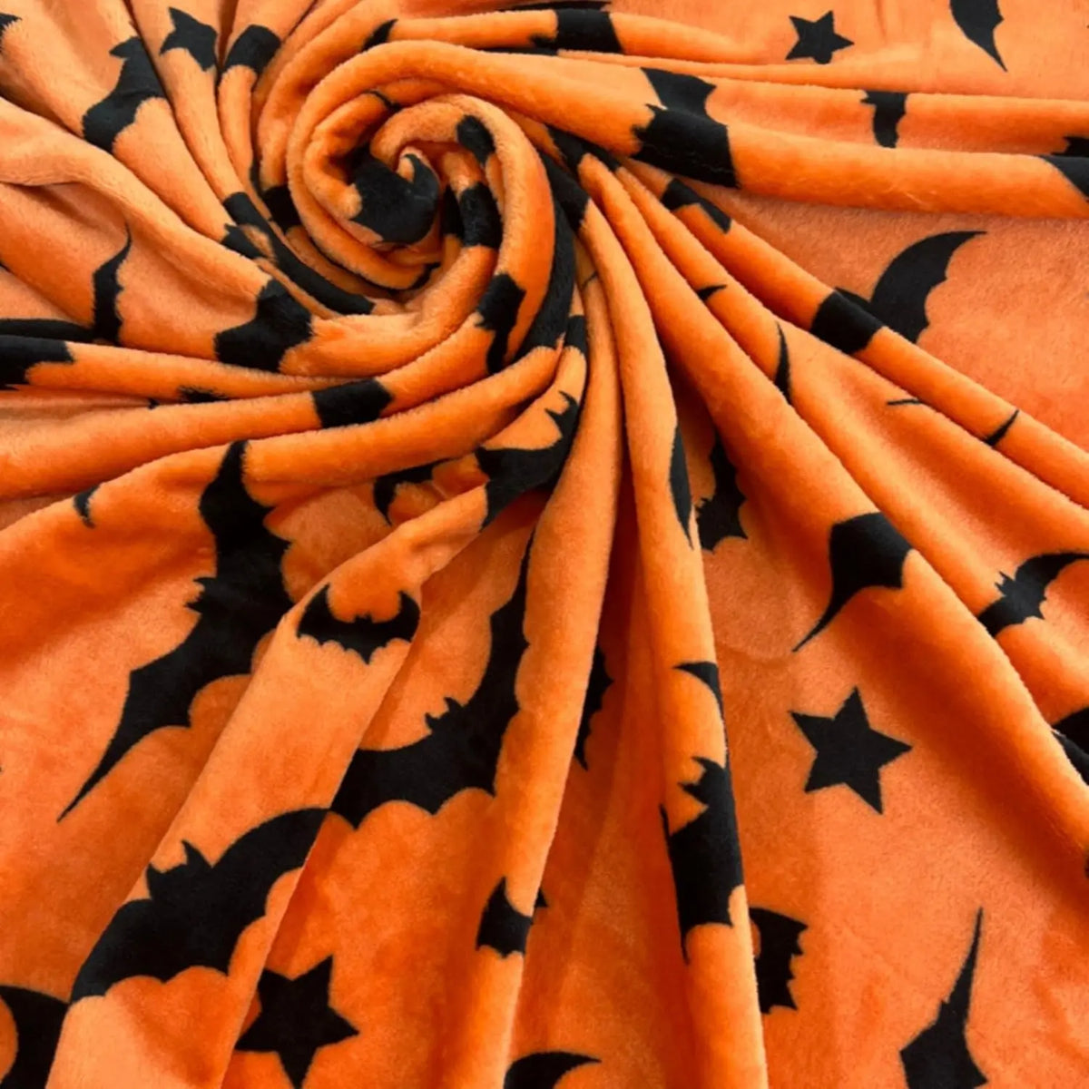 1PC Black Bat Fleece Blanket Soft Halloween Flying Bats Gift