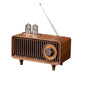 Portable Bluetooth Speaker Retro FM Radio Mini Subwoofer USB Audio Docks