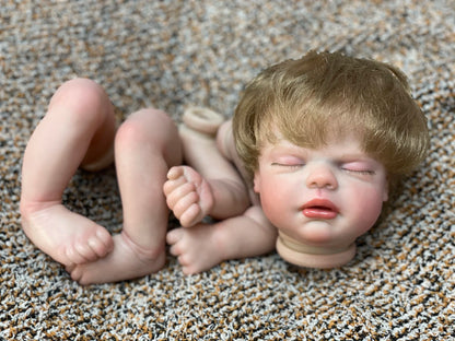 18-20 Inch Painted Reborn Baby Doll Kit Soft Touch Unassembled Lifelike Bebe