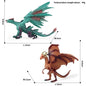 Oenux Fantasy Creature PVC Figure Dragon Phoenix Dinosaur Animal Model - EXPROTAS