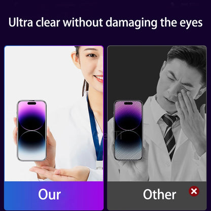 1-4Pcs Privacy Screen Protector for iPhone 14 15 16 Pro Max Anti-Spy Glass