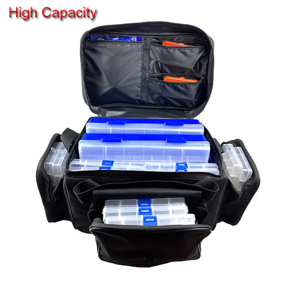Large Fishing Bag Waterproof Tackle Carryall Shoulder Bag for Carp Fishing