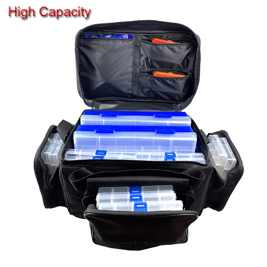 Large Fishing Bag Waterproof Tackle Carryall Shoulder Bag for Carp Fishing