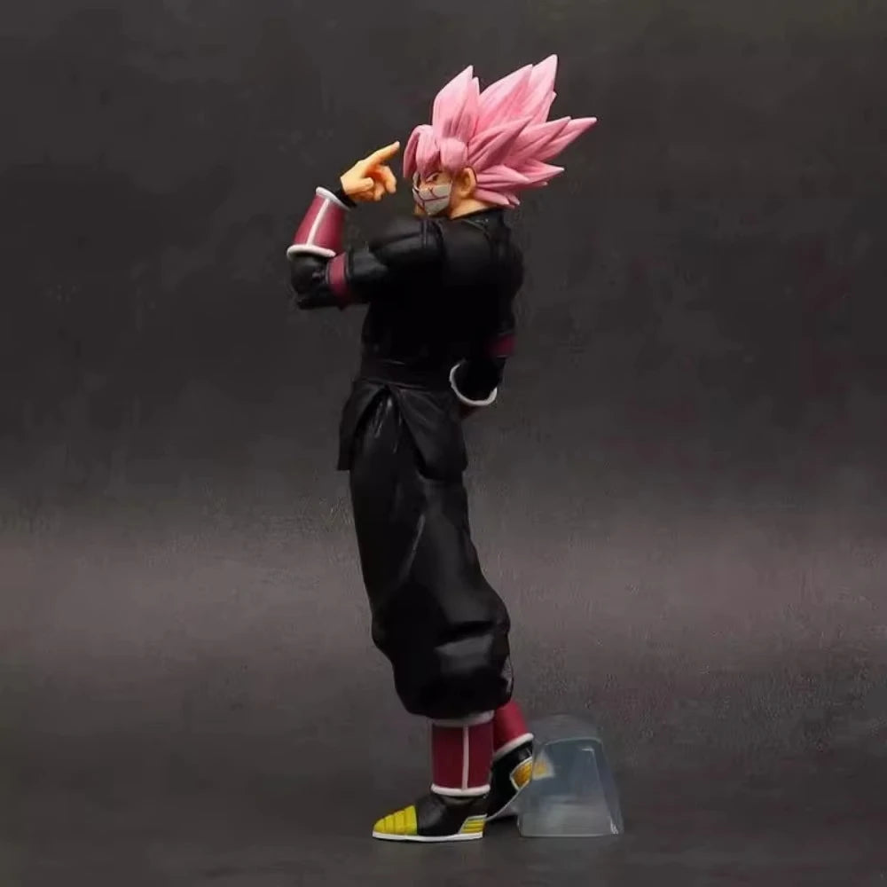 25cm Dragon Ball Heroes Zamasu Goku Black PVC Figure GK Statue Model Toy