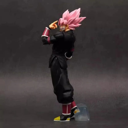 25cm Dragon Ball Heroes Zamasu Goku Black PVC Figure GK Statue Model Toy