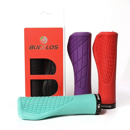 Shock Absorbing Bike Handlebar Grips BUCKLOS Lock-On MTB