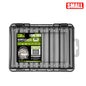 Samolla Tackle Box Double-Sided Compact Fishing Storage for Lures & Baits