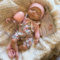 13 Inch Pascale Vivienne Silicone Reborn Girl Doll Open Mouth Full Body Painted