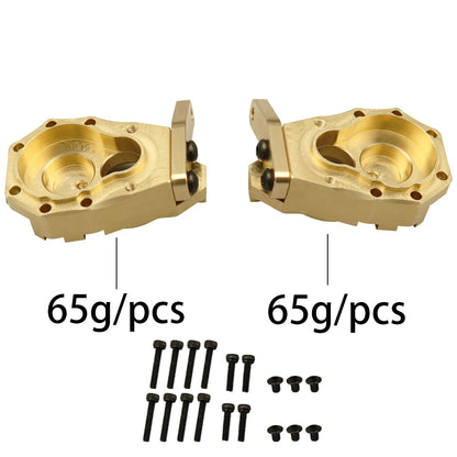 Brass Axle Mount Portal Drive Housing for 1/10 RC Traxxas Crawler TRX4 TRX6