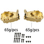 Brass Axle Mount Portal Drive Housing for 1/10 RC Traxxas Crawler TRX4 TRX6