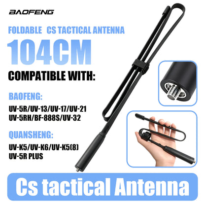 Dual Band Antenna SMA-Female for Baofeng UV-5R Walkie Talkie Radio