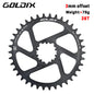 0/3/6mm Offset Goldix Chainring Narrow Wide Direct Mount for SRAM MTB