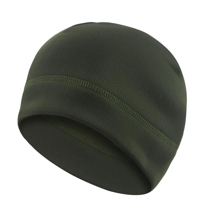 Men Women Winter Fleece Beanie Hat, Windproof Tactical Military Skull Cap for Hiking Hunting