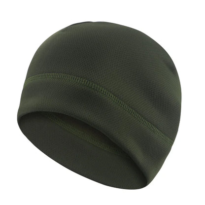 Men Women Winter Fleece Beanie Hat, Windproof Tactical Military Skull Cap for Hiking Hunting
