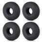 YEAHRUN 4Pcs 1.0inch Soft Rubber Wheel Tires 50/54/58/62/64/65mm for TRX-4M 1/18 Axial SCX24 1/24 RC Crawler Car Upgrade Parts-EXPROTAS