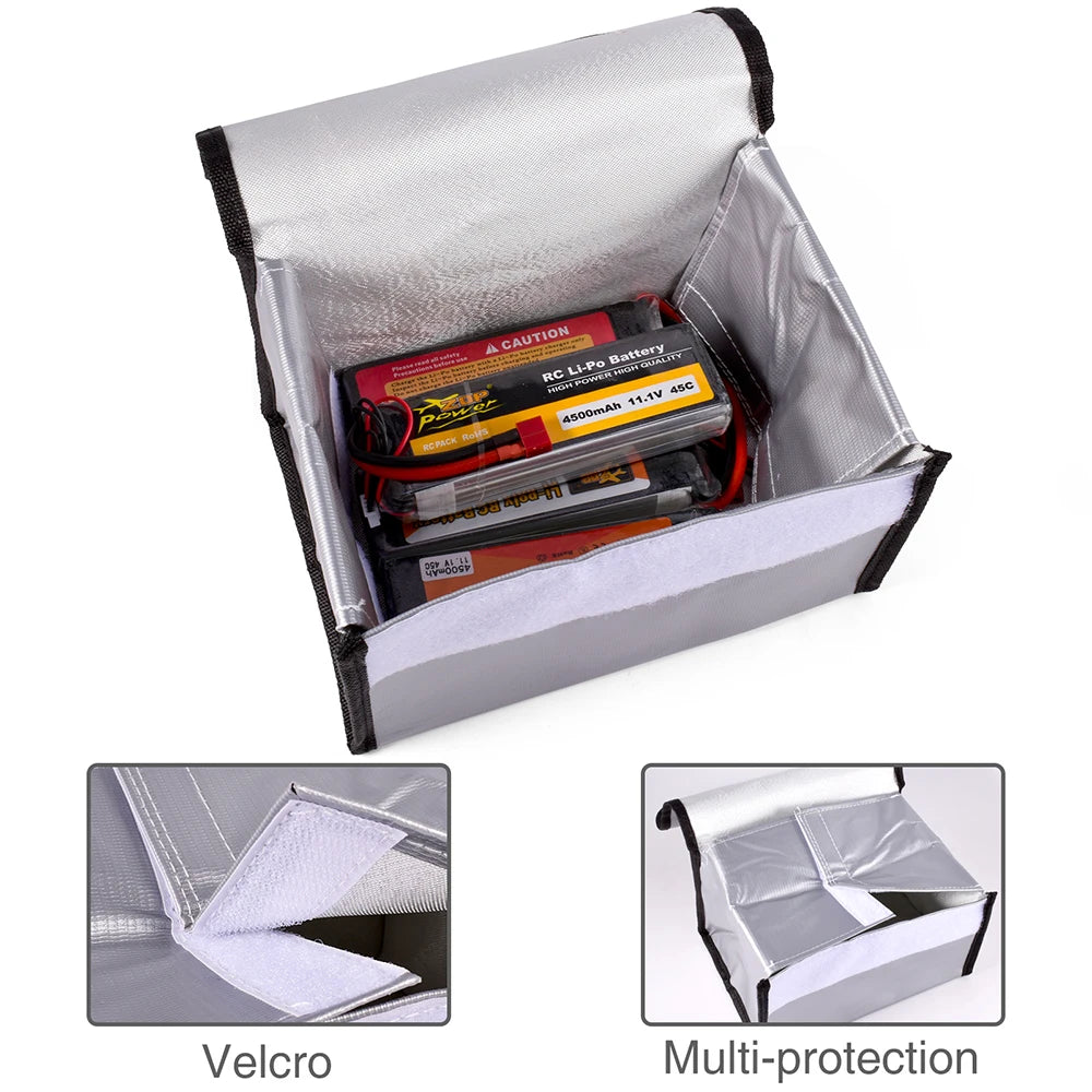 RC Lipo Bag Fireproof Explosion-Proof Safety Guard Portable 155mm Battery
