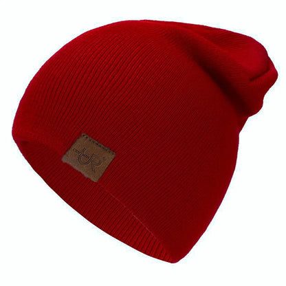 Unisex Beanie Hat Warm Soft Knitted Casual Winter Hat for Men & Women