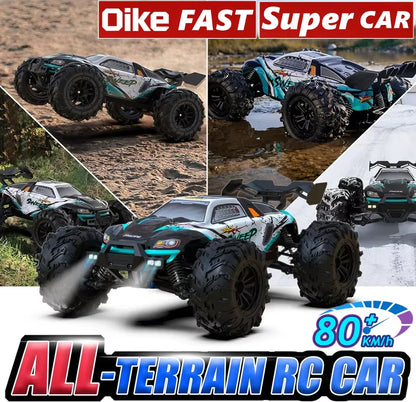 RC Remote Control Drift Car 4WD 50KM/H 80KM/H LED Lights Racing Toy