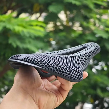 GOLDIX Ultralight 3D Printed Saddle Carbon Base TPU Breathable Seat for MTB Bike