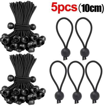 Elastic Bungee Ball Ties Heavy Duty Tarp Tie Down for Tent Awning Cargo