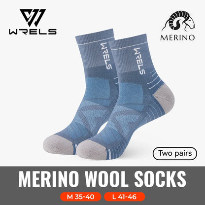 3 Pairs Merino Wool Socks Thermal Thick Hiking Socks for Men & Women