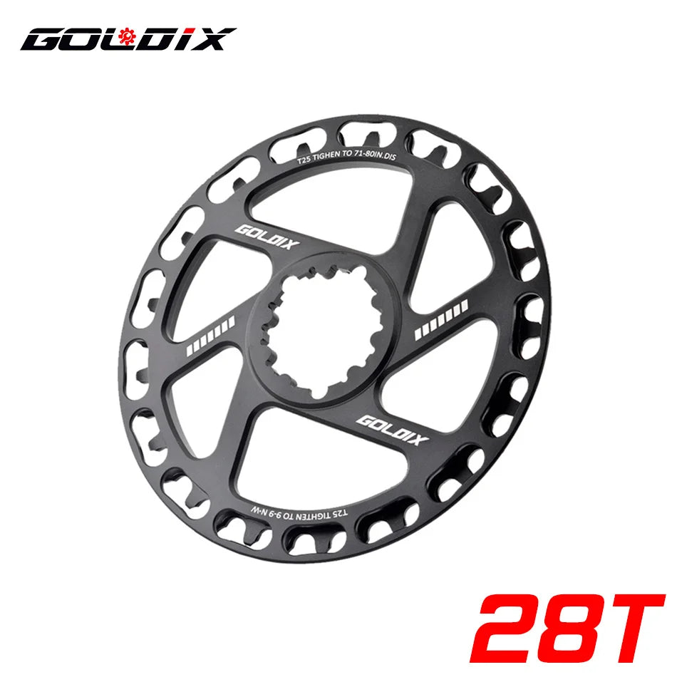 3-Bolt Direct Mount Chainring GOLDIX 28-36T Kids Folding Bicycle Sprocket