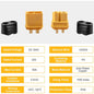 5 Pairs Connector Plug XT60H Male Female for RC Lipo Battery Drones