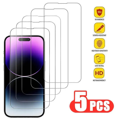 Max Screen Protector Tempered Glass for iPhone 14 15 16 17 18 Pro