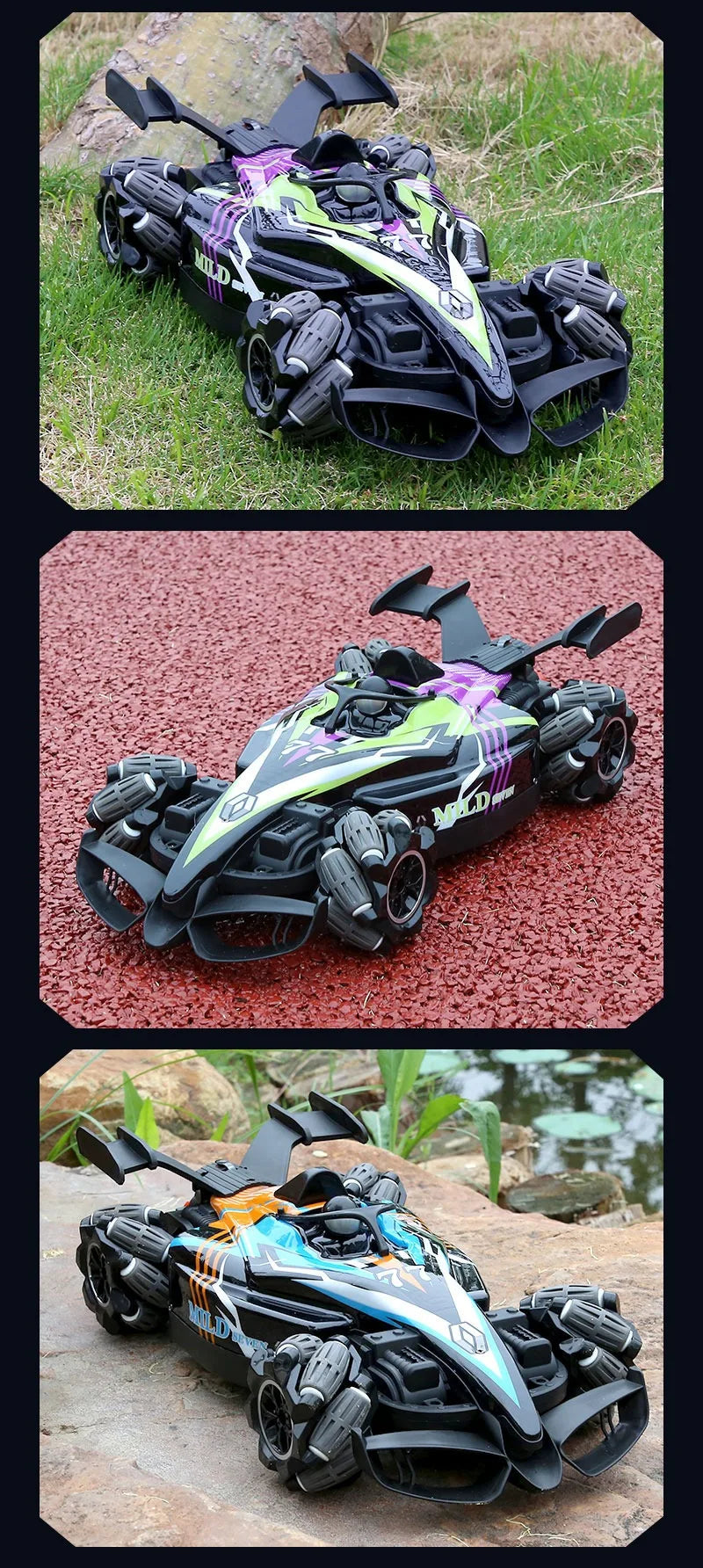 ZWN F1 RC Drift Car With Music Led Lights 2.4G Glove Gesture Radio Remote Control Stunt Cars 4WD Electric Children Toy vs Wltoys-EXPROTAS