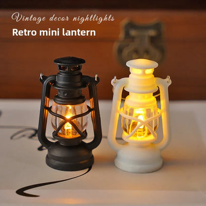 Mini Simulation Cande Light Lantern Night Light 4pcs Plastic Home Decor