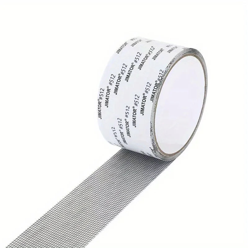 2Pcs Screen Repair Tape Self-Adhesive Fiberglass Window Patch Mesh