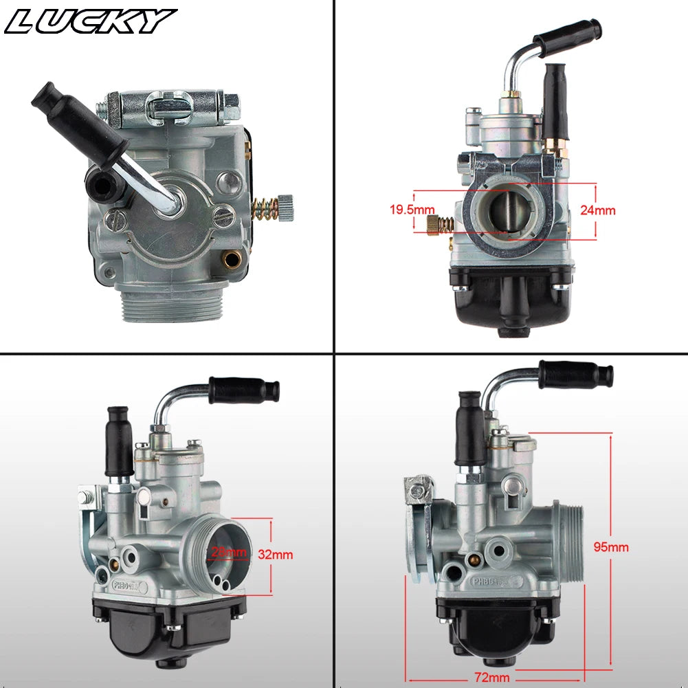 PHBG 17-21mm Racing Carburetor For JOG50 JOG90 BWS100 RG50 DIO50-90 Scooter