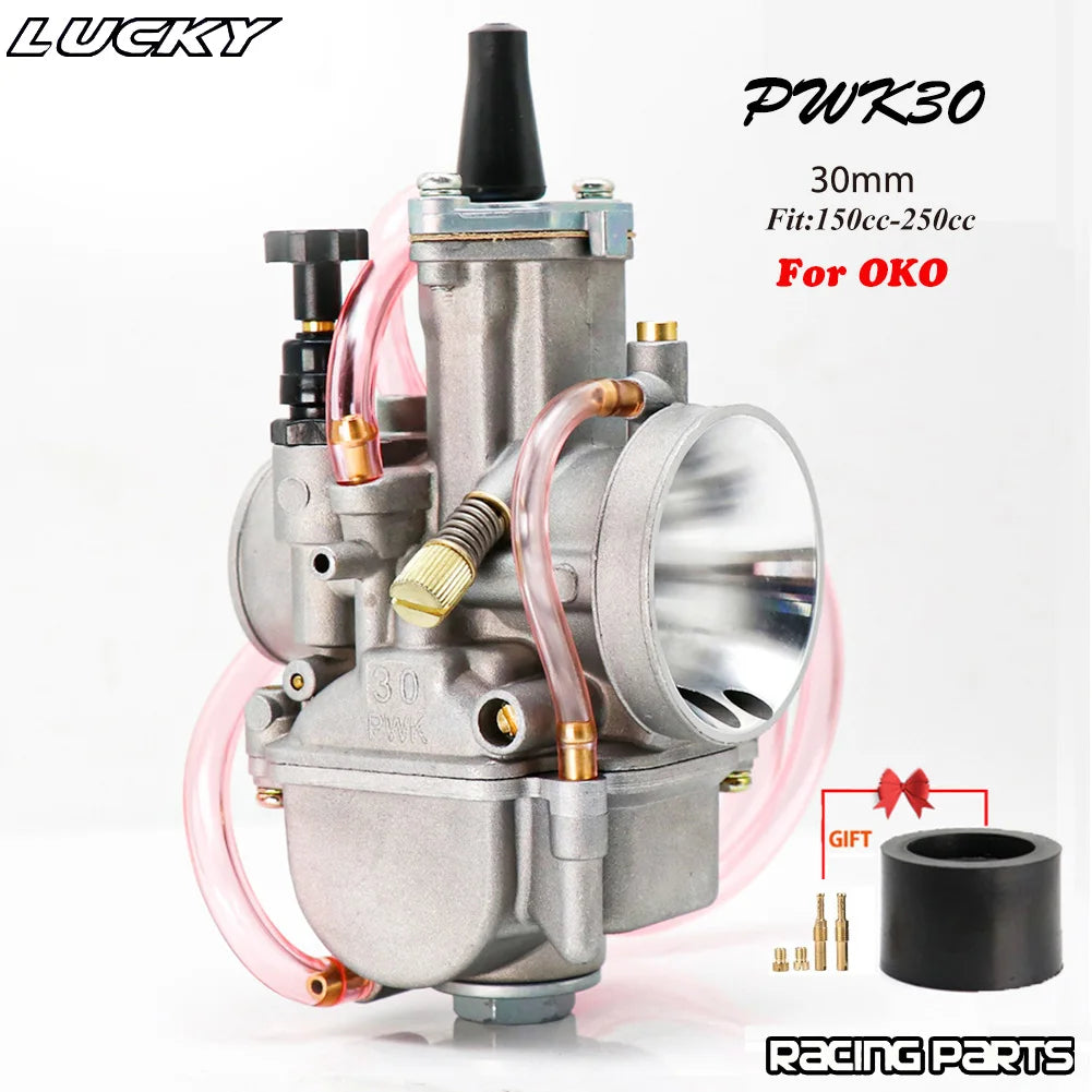 PWK Power Jet Carburetor 21-34mm for 2T 4T Dirt Bike Pit Bike ATV Scooter