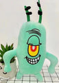 35cm SpongeBob Patrick Star Plush Stuffed Animals Bag for Kids Toys
