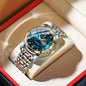 Poedagar Luxury Men's Watch Waterproof Quartz Luminous Date Stainless Steel